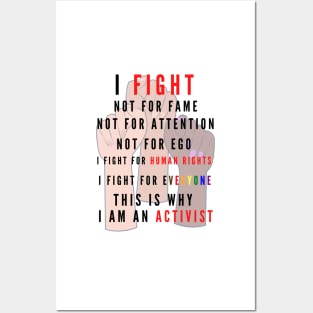 I Fight... Posters and Art